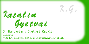 katalin gyetvai business card